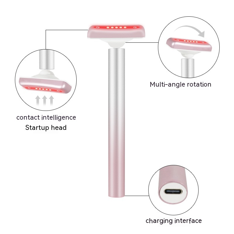 Novarrent™ 4-in-1 Radiant Renewal Facial Wand (Red Light & Microcurrent Therapy)