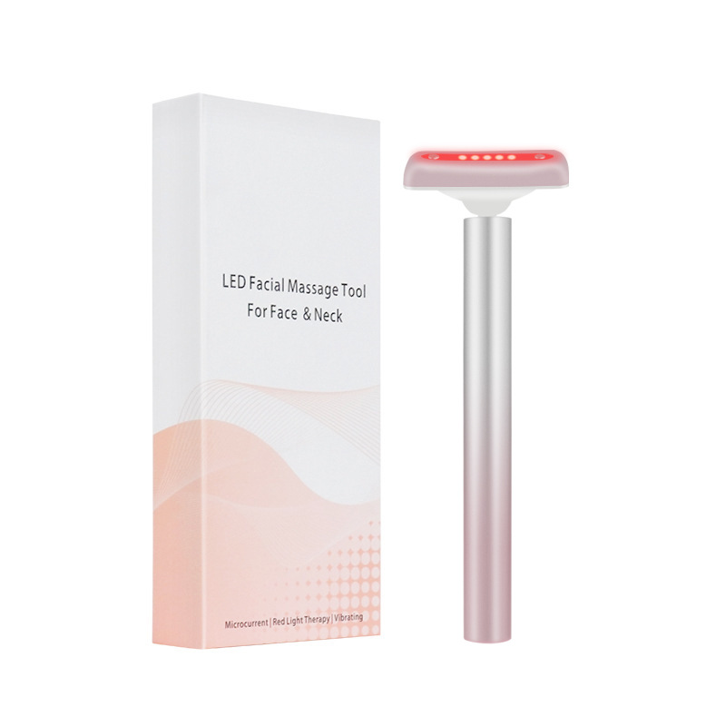 Novarrent™ 4-in-1 Radiant Renewal Facial Wand (Red Light & Microcurrent Therapy)
